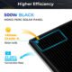 SunGoldPower 500 Watt Mono Black PERC Solar Panel SG-500WM - Image 3