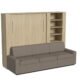 Queen Size Murphy Bed with Extended Couch | Inovabed - Image 4