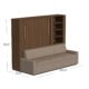 Queen Size Murphy Bed with Extended Couch | Inovabed - Image 28