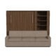 Queen Size Murphy Bed with Extended Couch | Inovabed - Image 27