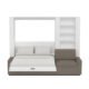 Queen Size Murphy Bed with Extended Couch | Inovabed - Image 15