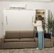 Queen Size Murphy Bed with Extended Couch | Inovabed - Image 21