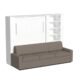 Queen Size Murphy Bed with Extended Couch | Inovabed - Image 14