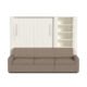 Queen Size Murphy Bed with Extended Couch | Inovabed - Image 41