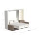 Queen Size Murphy Bed with Extended Couch | Inovabed - Image 38